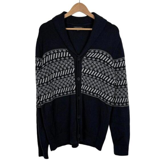 Banana Republic Factory Size: Large Fair isle Button up Cardigan Size: Large - Picture 1 of 8